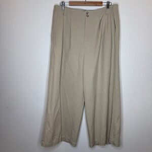 NWT Madewell Plus Harlow Wide-Leg Pant in Beige Size 16 Petite